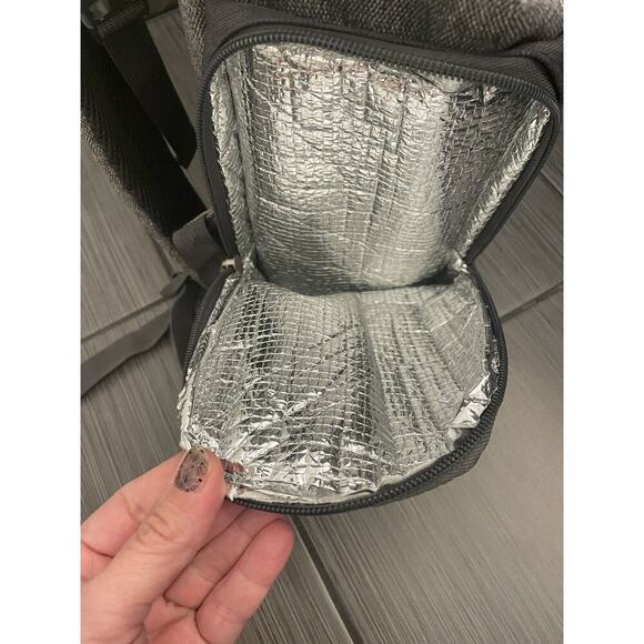 Eddie Bauer First Adventure Backpack Diaper Bag Bookbag Gray Black - Picture 5 of 14